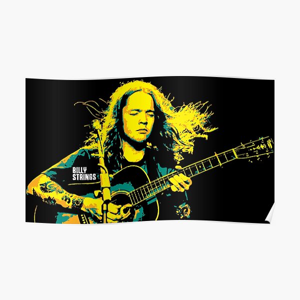 Billy Strings. American guitarist and a bluegrass musician v.3 Poster RB1201 product Offical billy strings Merch