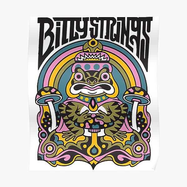 Billy Strings Frog Poster RB1201 product Offical billy strings Merch