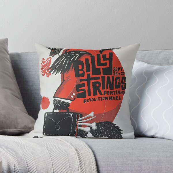 billy strings Throw Pillow RB1201 product Offical billy strings Merch