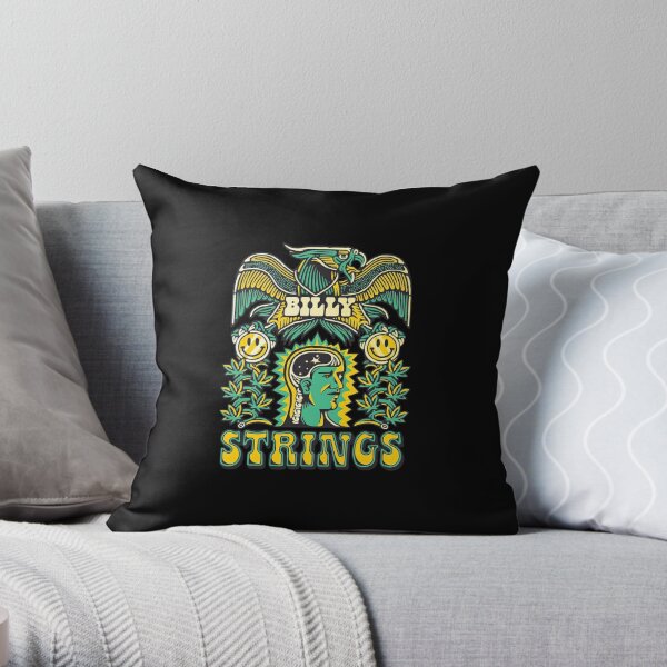 Billy Strings Music Tour 2022 Vintage  Throw Pillow RB1201 product Offical billy strings Merch