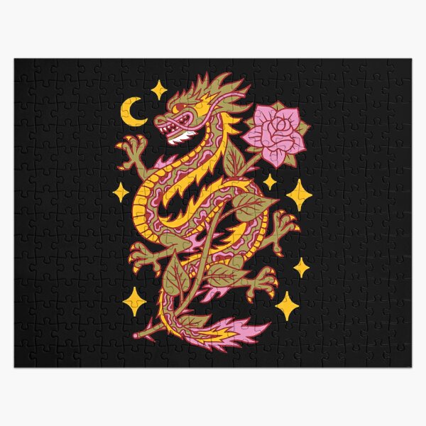 Billy Strings Dragon Jigsaw Puzzle RB1201 product Offical billy strings Merch